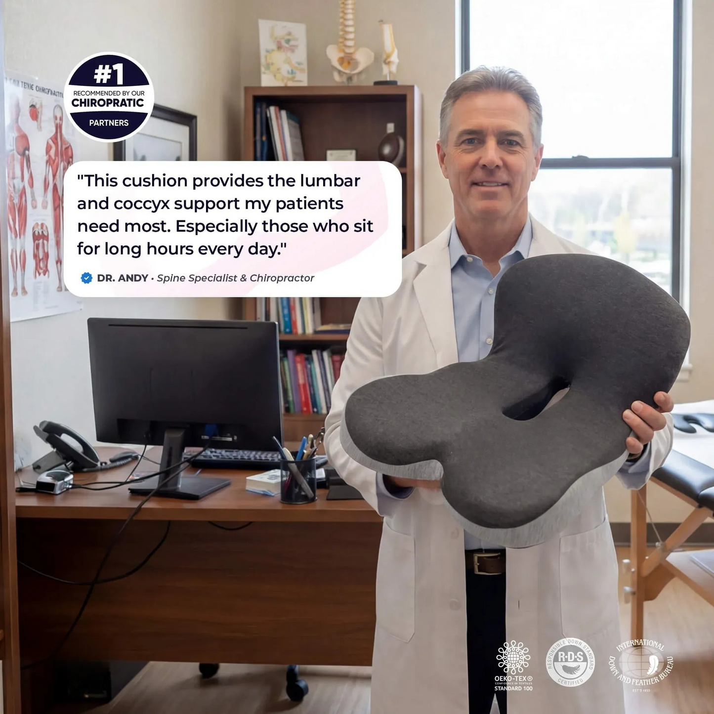 Ergonomic Seat Cushion