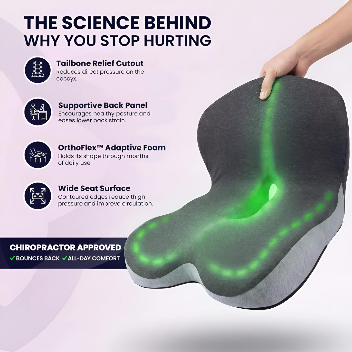 Ergonomic Seat Cushion